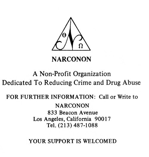 Reducing Crime and Drug Abuse News Letter Back Cover