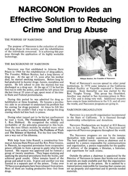 Reducing Crime and Drug Abuse News Letter pg 1