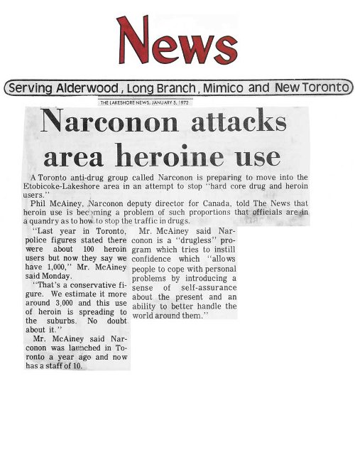 Narconon Heroin Use Area