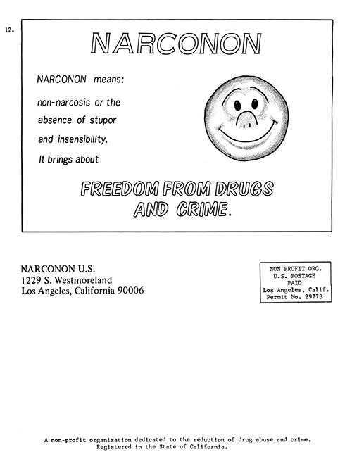 Freedom From Drugs and Crime Newsletter Back Cover 