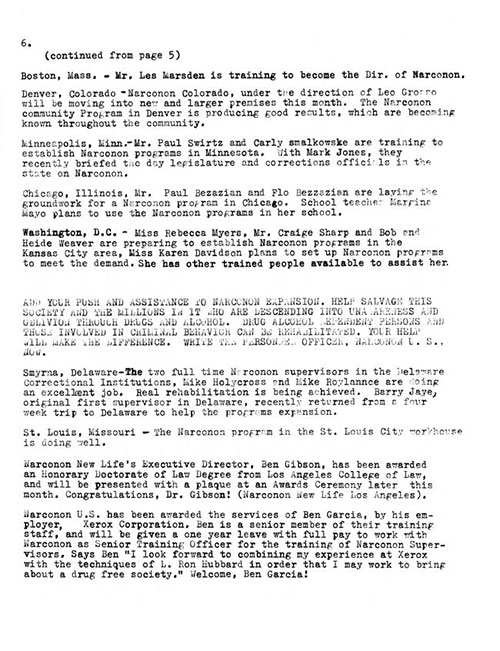 Handling a Social Disaster 1973 Newsletter PG 5