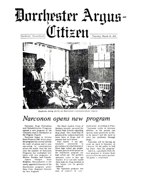 Narconon Opens New Program in Dorchester Massachusetts