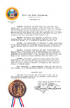 New Orleans Louisiana Proclamation re Narconon - 1974