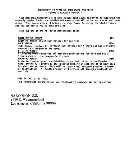 Narconon Receives Government Grants 1974 Newsletter PG 3