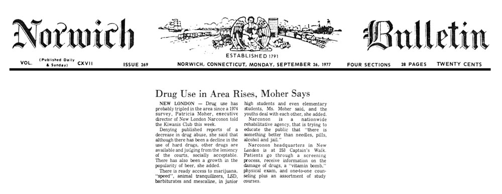 Drug Use in New London 1977