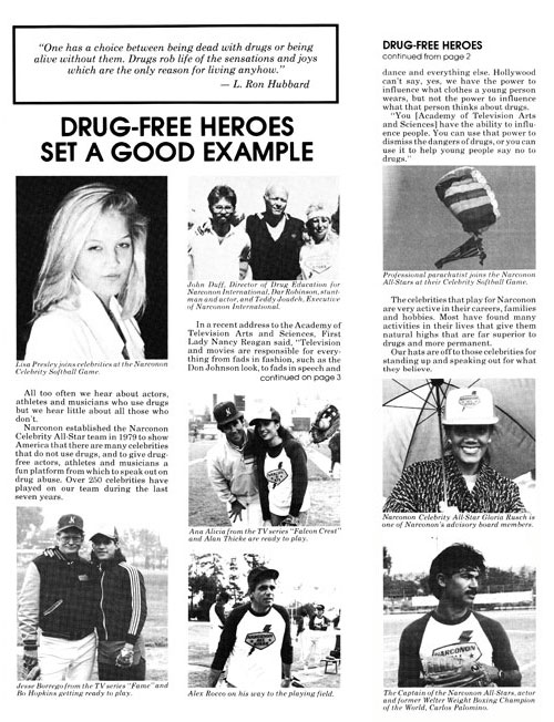 Drug-Free Heroes Set Example