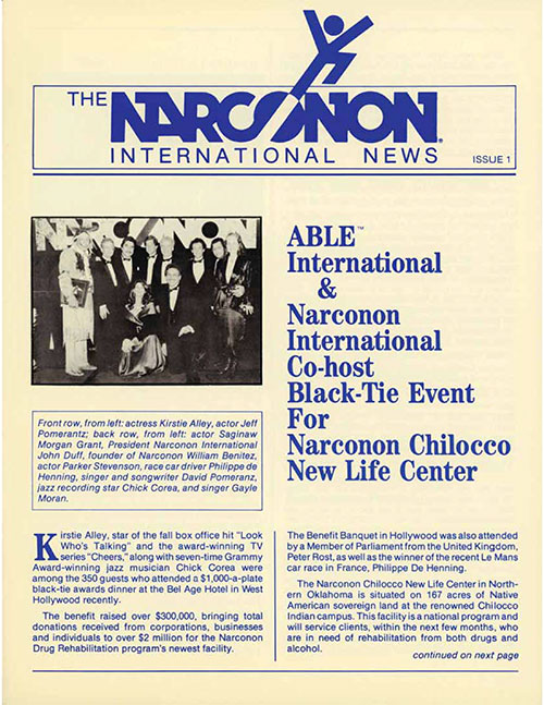 Black Tie Event Narconon Newsletter 1990 pg1