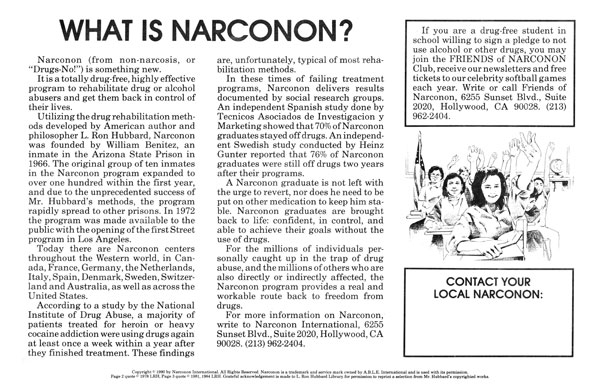 What is Narconon?