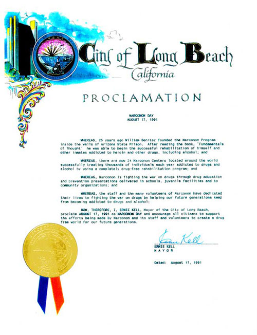 Long Beach Proclamation