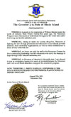 Rhode Island Proclamation re Narconon - 1991