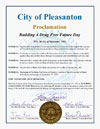 Pleasanton CA Proclamation - 1993