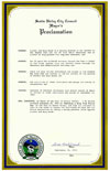 Scotts Valley CA Narconon Proclamation - 1993