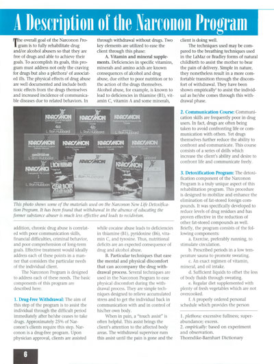 Professionally Speaking Narconon Newsletter Issue 2 page 6