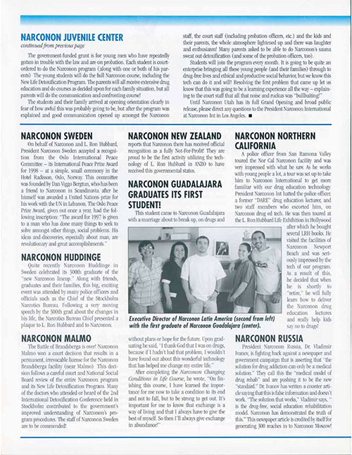 Mexico Grand Opening 1998 Newsletter pg2