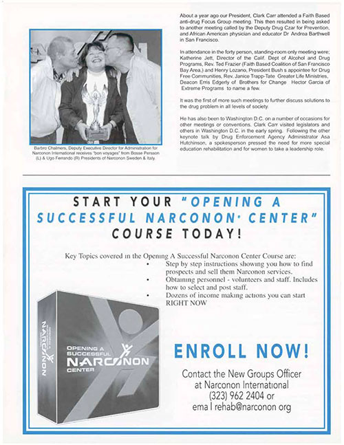 The First Step Around the World Narconon Newsletter pg5