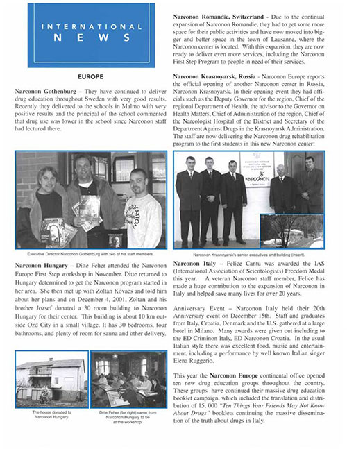 India and Pakistan Visit Narconon Newsletter pg5