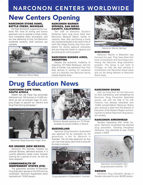 Worldwide Grassroots Movement Could Handle the Drug Problem Newsletter pg4