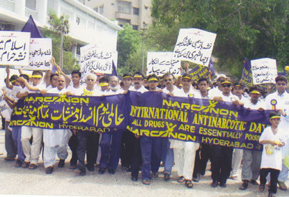 Narconon Pakistan Drug Awareness March