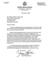 Letter from Senator Dianne Feinstein