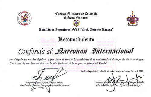 Honorable Mention from National Armed Forces of Colombia